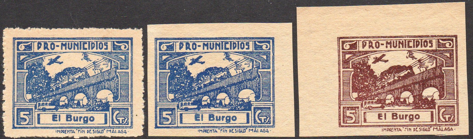 Ferrocarril Tren El Burgo Guerra Civil